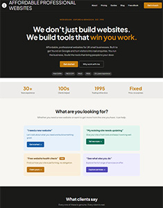 Creating Futures UK website