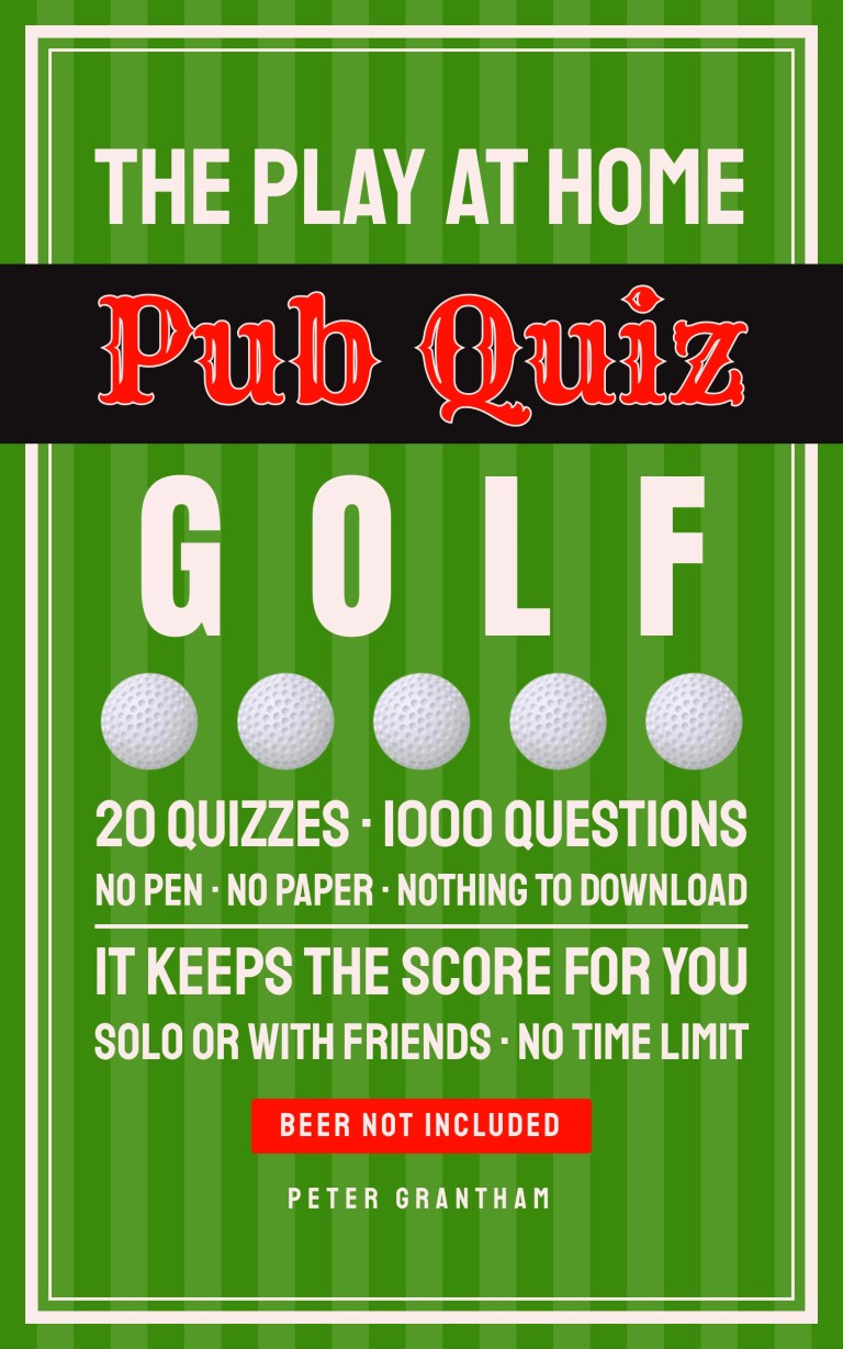 The Play at Home Golf Pub Quiz
